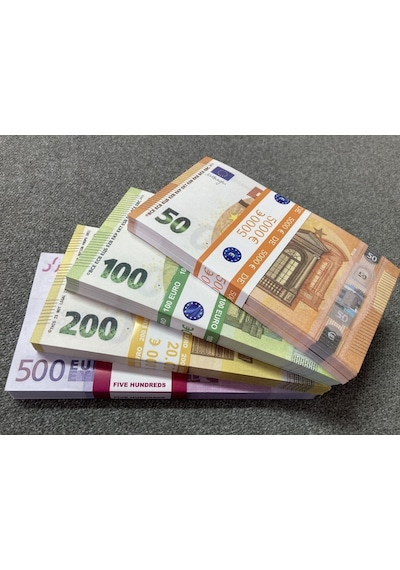 Aykar Yeni 400 Adet Euro 50-100 -200 Ve 500 Euro Geçersiz Para Eğlen...