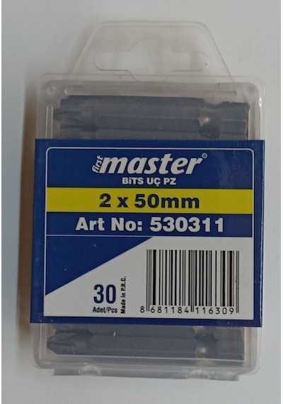 Yıldız Bits Uç 1 Pk 30 Adet Pz 2x50 Sunta Vidalar İçin Yıldız Bits Uç 1 Pk 30 Adet Pz 2x50 Sunta Vidalar İçin