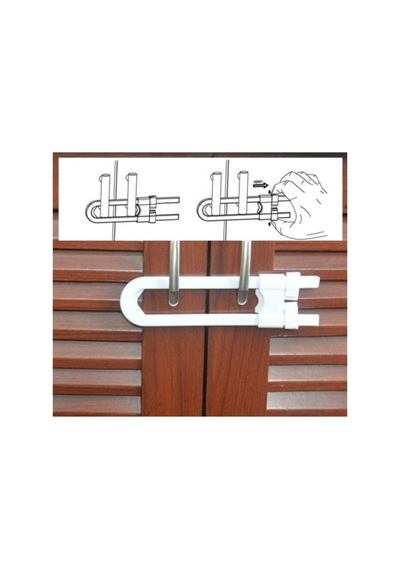 Raylı Dolap Pratik Çekmece Çocuk Bebek Koruma Emniyet Muhafaza Kilidi 1 Adet Karışık - 578076860