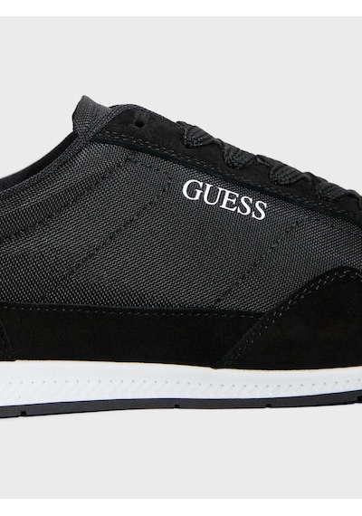 Guess Drean Deri Erkek Sneaker Ayakkabı Fmjdresue12 Siyah