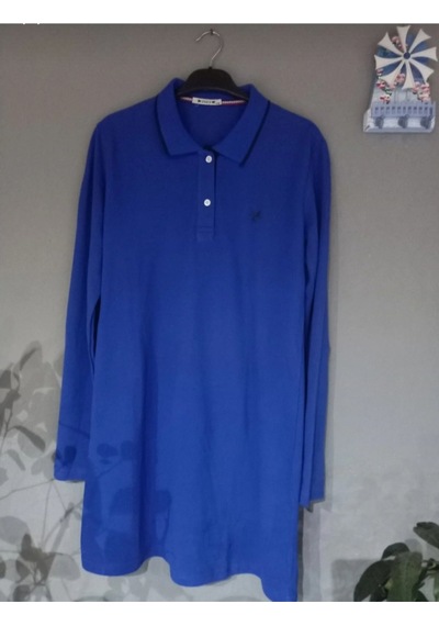 Butik Ayvitrin Kadın Kısa Kalem Elbise Lakos Yaka Mavi