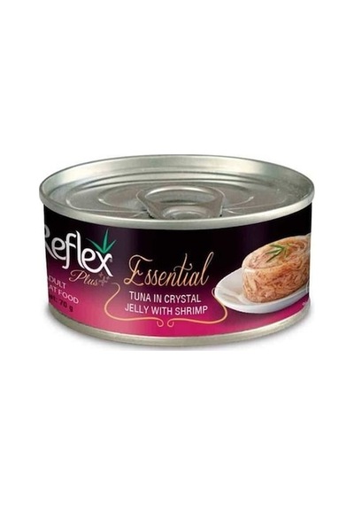 Reflex Plus Essential Ton Balıklı ve Karidesli Jelly Konserve Yetişkin Kedi Maması 70 G