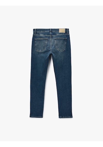 Koton Pamuklu Normal Bel Slim Fit Jean Pantolon - Brad Jean Orta İndigo 6sam40140nd İndigo Koton Pamuklu Normal Bel Slim Fit Jean Pantolon - Brad Jean Orta İndigo 6sam40140nd İndigo