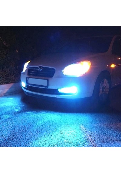Megamarket06 H27 Buz Mavi Led Sis Farı Ampulü Zero Led