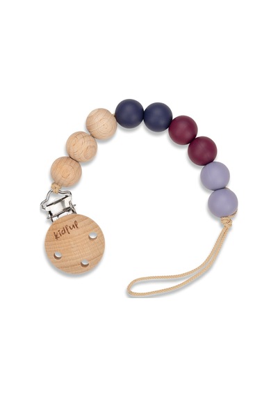 Kidful Boncuk Emzik Askısı - Plum