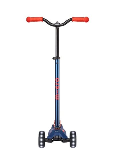 Micro Maxi Deluxe Pro Led 3 Tekerli Işıklı Çocuk Scooter Navy Red