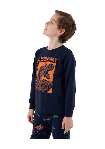 Rolypoly Rp3671-2 Erkek Çocuk Kışlık İkili Pijama Takım Lacivert