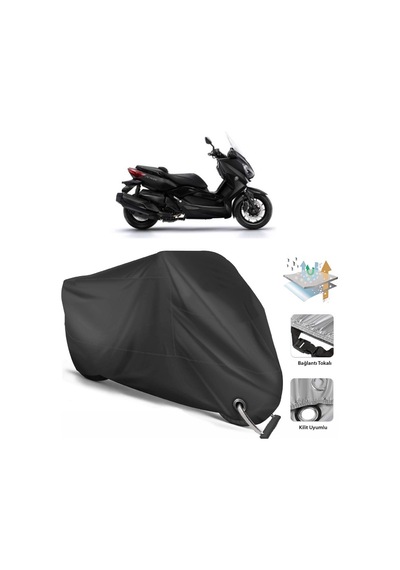 Yamaha X-Max 350 Iron Max Abs Motor Branda(Kilit Uyumlu-Siyah (457276762)