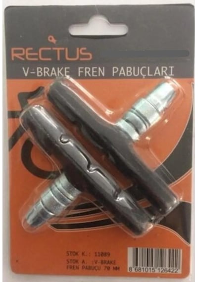 Rectus V-brake Fren Pabucu 70 Mm 1 Takım 2 Adet Sağ Sol Yüksek Performans Fren Papucu