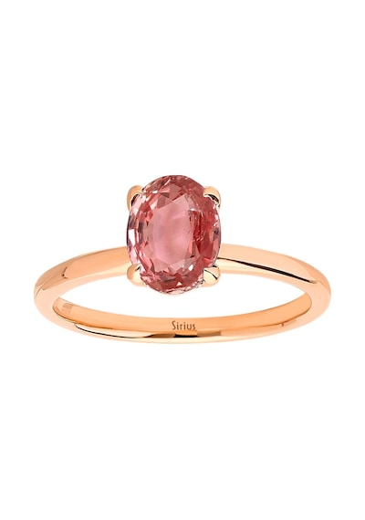 Sirius Oval Kesim Pembe Turmalin Tektaş Yüzük 0831R0018