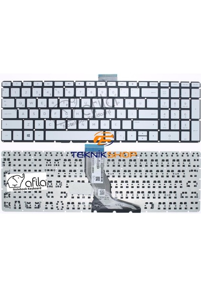 HP Uyumlu 15-Bs009Nt 2Bt15Ea. 15-Bs012Nt 2Bt18Ea Klavyesi Silver. Gri T