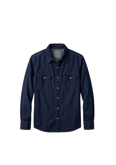 Levi's Western Erkek Kot Gömlek --mavi-- Lacivert