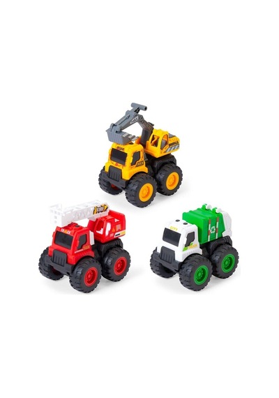 203761003 Mighty Engines 3-asst Çok Renkli