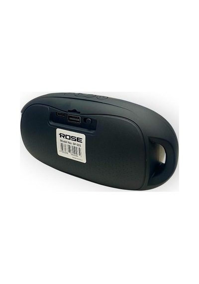 Rose Sp-501 Taşınabilir Şarjlı Bluetooth Hoparlör - Siyah