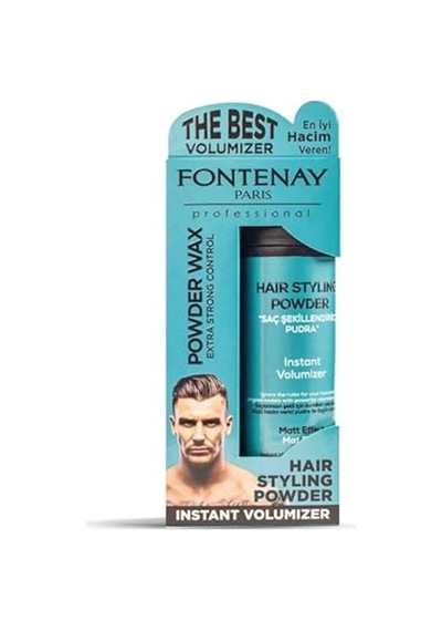 Ayrex Fontenay Saç Pudra Toz Wax Matt Effect + Mucizevi Şekil Tarağı +şekil Tarak + Saç Sprey 4'lü Set