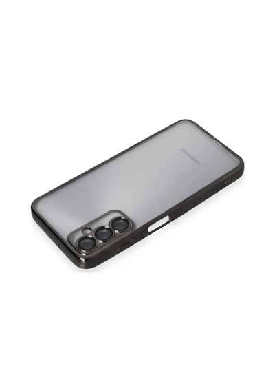 Samsung Galaxy A05s Uyumlu Kılıf Lensli Silikon - Siyah