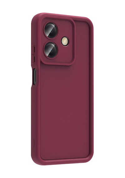 Oppo A3 Kılıf Kamera Korumalı Zore Ananas Kapak Pembe
