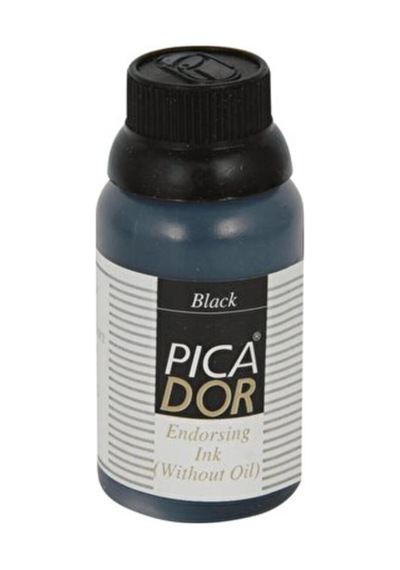 Pıcador Istampa Mürekkebi 30 Ml Siyah Diğer