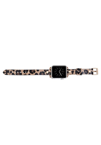 Apple Uyumlu  Watch Deri Kordon 38-40-41mm Gt Le02n