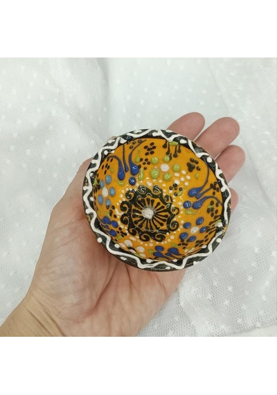 Çini Çerezlik Kase Sosluk Sunumluk Kahvaltılık Çok Renkli