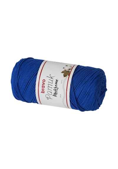 Pamuk Makrome İplik 250 Gr 240 Metre Koton Renk Kodu: 601 Saks Mavisi