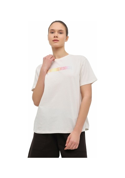 Lumberjack Wl 11kemy Ekru Kadın Kısa Kol T-shirt 000000000102063325 Bej