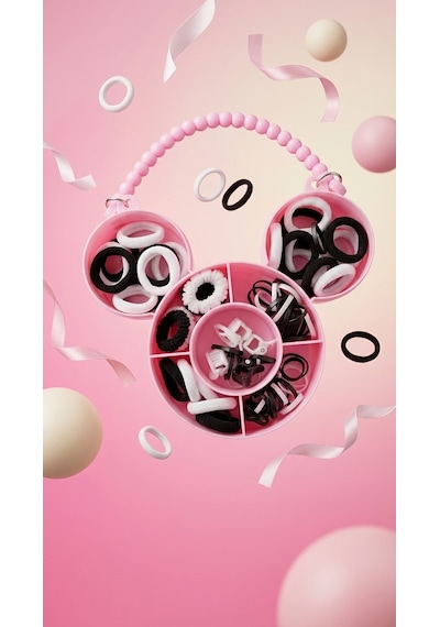 Universal Mickey Mouse Figürlü Kız Çocuk Toka Seti Çok Renkli