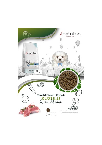 Anatolian Premium Kuzulu Küçük Irk Yavru Köpek Maması 4 KG