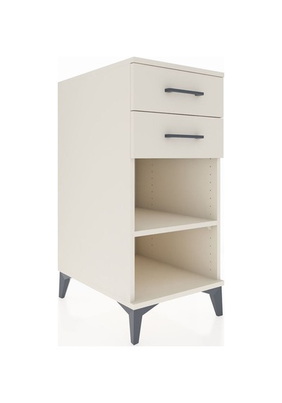 Kronos Komodin Tek Raflı 2 Çekmeceli 44x59x96 Aytaşı-aytaşı Aytaşı