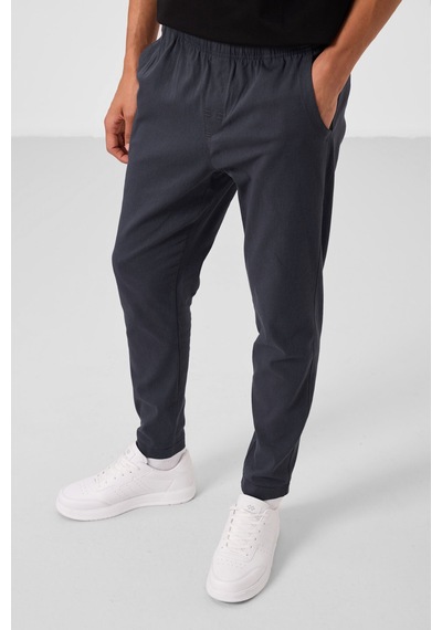 Tommylife Gri Standart Fit Dokuma Hafif Esnek Chino Erkek Pantolon - 82180 Gri