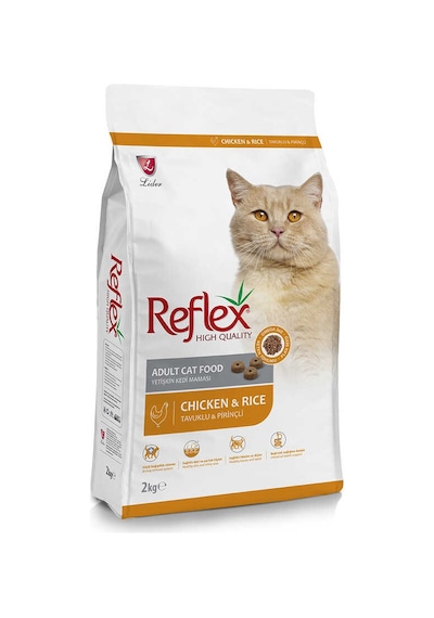 Reflex Tavuklu Pirinçli Yetişkin Kedi Maması 2 KG