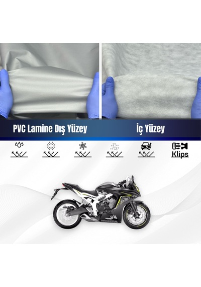 Honda Cbr 650 F Su Geçirmez Motosiklet Brandası Motor Branda