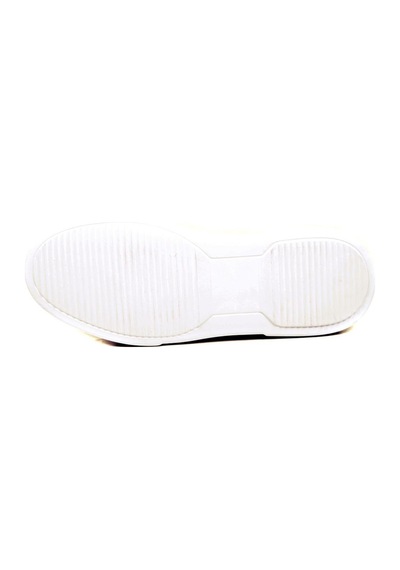 Beyaz Hakiki Deri Sneaker Ayakkabı 632.2501-beyaz Beyaz