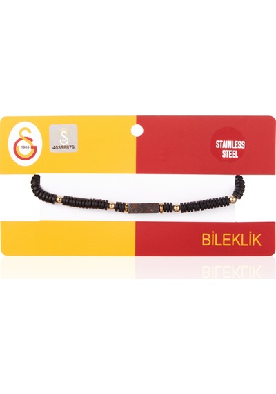Gsstore Galatasaray Doğal Taş Hematit,varasit Çelik Bileklik U251241
