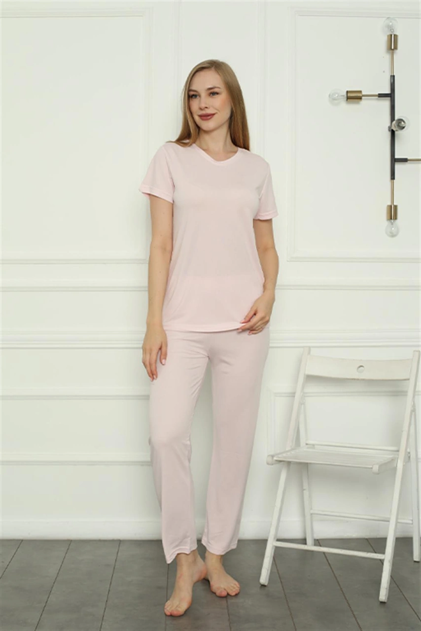 Akbeniz Kadın Penye Pijama Takım 4157 Pembe