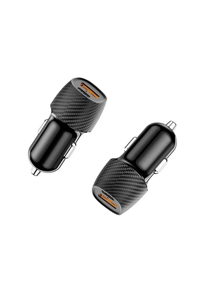 3.0 Qualcomm 2 Usb Hızlı Araç Şarjı 38 Watt Hızlı Şarj Usb Usb-c