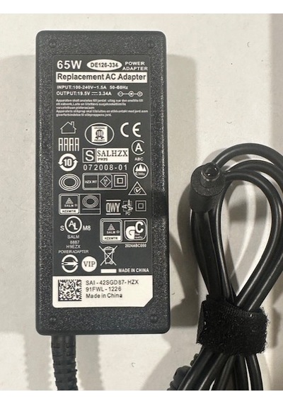 19.5 Volt 3.34 Amper Dell Uyumlu Notebook Adaptör 4.5 Mm 3.0 Mm Dell Uyumlu Adaptör