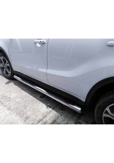 Ranger Dört Kapı 4x4 2012-2015 Uyumlu Krom Ø70 Yan Basamak Tubular C Modeli