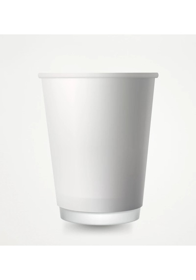 14 Oz Double Wall Karton Bardak Beyaz 20 Adet