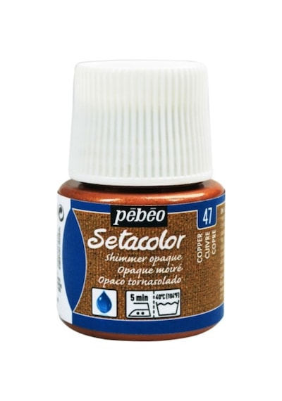 Pebeo Setacolor Opak Kumaş Boyası Metalik 47 Shimmer Light Copper