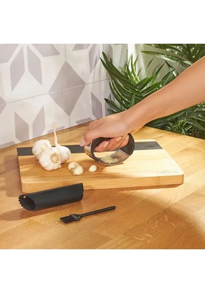 Zensaas41 Paslanmaz Çelik Ergonomik Sarımsak Ezici Pres Ve Doğrayıcı Zensaa56 Renkli
