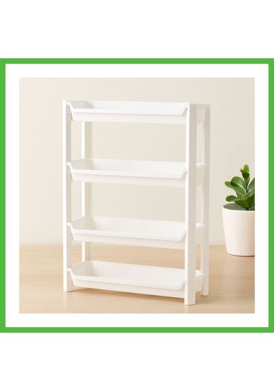 Vaveni 4 Katlı Sepet Organizer Raf Düzenleyici 465x145x690 Mm Arz Çok Renkli