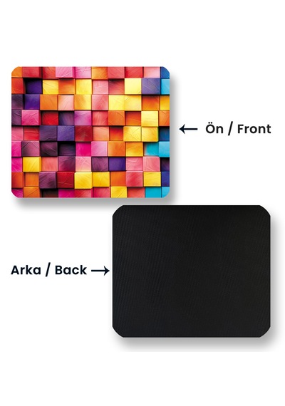 Colorful Wooden Boxes 22x18cm Mp392218 İlyuka Mini Boy Mousepad