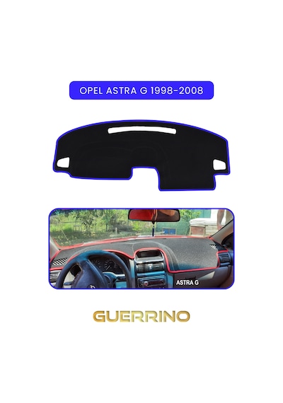 Opel Astra G 1998-2008torpido Koruma Halısı Mavi Kenar