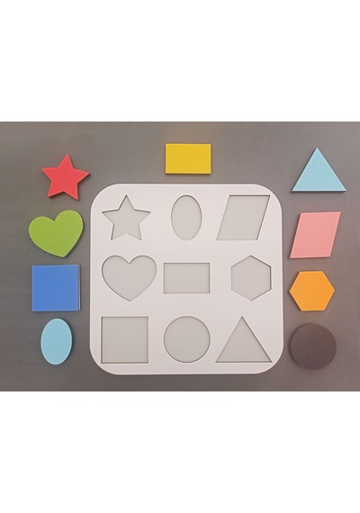 Şekiller Puzzle Ahşap