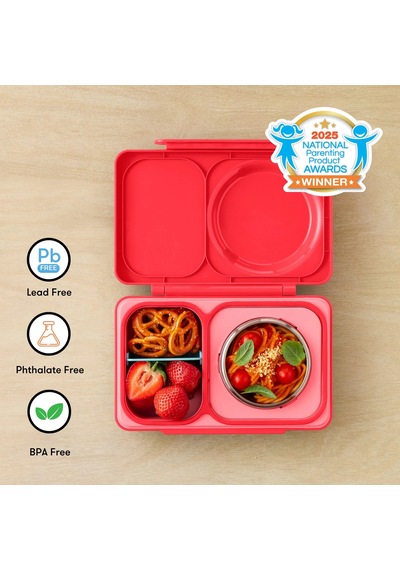 Omiebox - Up Isı Yalıtımlı 2. Nesil Kiraz Pembesi Bento Yemek Kutusu Diğer