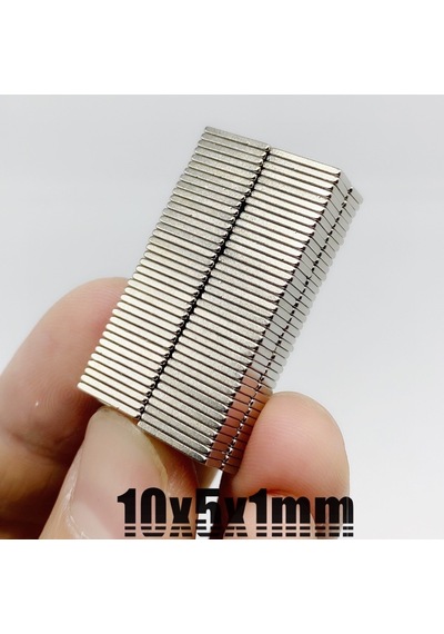 Dikdörtgen Mıknatıs 10 *5* 1mm Mıknatıs 40 Adet