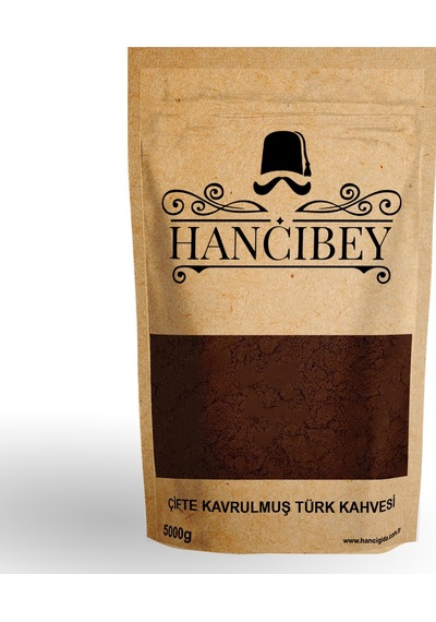 Hancıbey Çifte Kavrulmuş Sert İçim Türk Kahve 5 KG