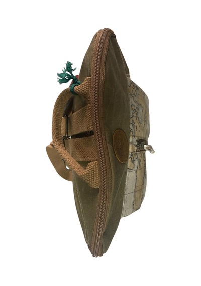 Old Cotton Cargo Vintage Kanvas Renkli Otantik Günlük Gezi Seyahat Sırt Çantası Lucas Bag 30 Cm X 37 Cm Camel