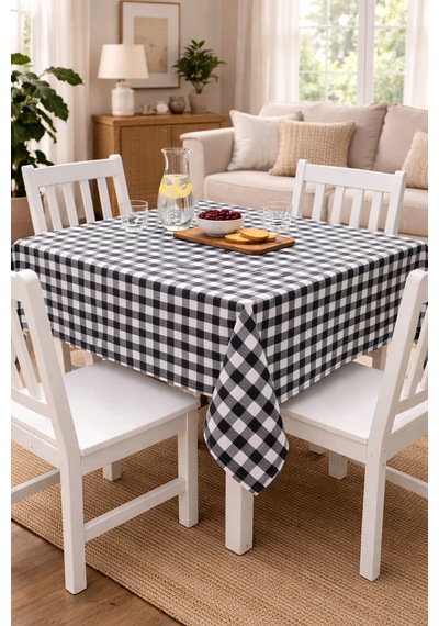 Pamuk Pötikare Masa Örtüsü 160x170 cm – Yıkanabilir, Dayanıklı, Balkon, Bahçe, Mutfak ve Piknik İçin